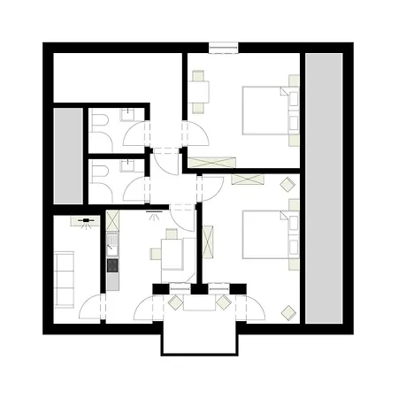 Brugger Апартаменты Санкт-Галленкирх